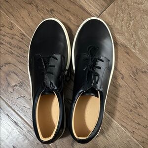 Black Leather Men's Shoes